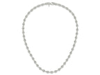 FJC Finejewelers 925 Sterling Silver Polished Fancy Link Necklace 18 Inches x 5 mm