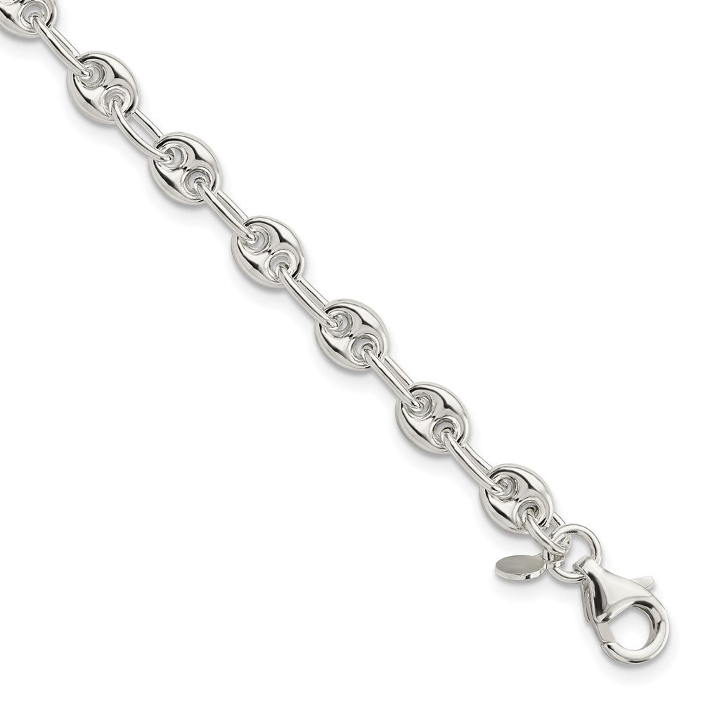 FJC Finejewelers 925 Sterling Silver Polished Fancy Link Bracelet 7.5 Inches x 5.57 mm
