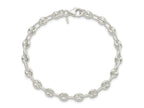FJC Finejewelers 925 Sterling Silver Polished Fancy Link Bracelet 7.5 Inches x 5.57 mm