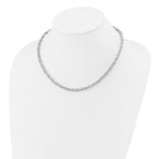 FJC Finejewelers 925 Sterling Silver Polished Fancy Link Necklace 18 Inches x 5 mm