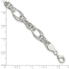 FJC Finejewelers 925 Sterling Silver Polished Fancy Link 7in Bracelet 7 Inches x 8.94 mm