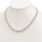 FJC Finejewelers 925 Sterling Silver Polished Fancy Link 18in Necklace 18 Inches x 10 mm