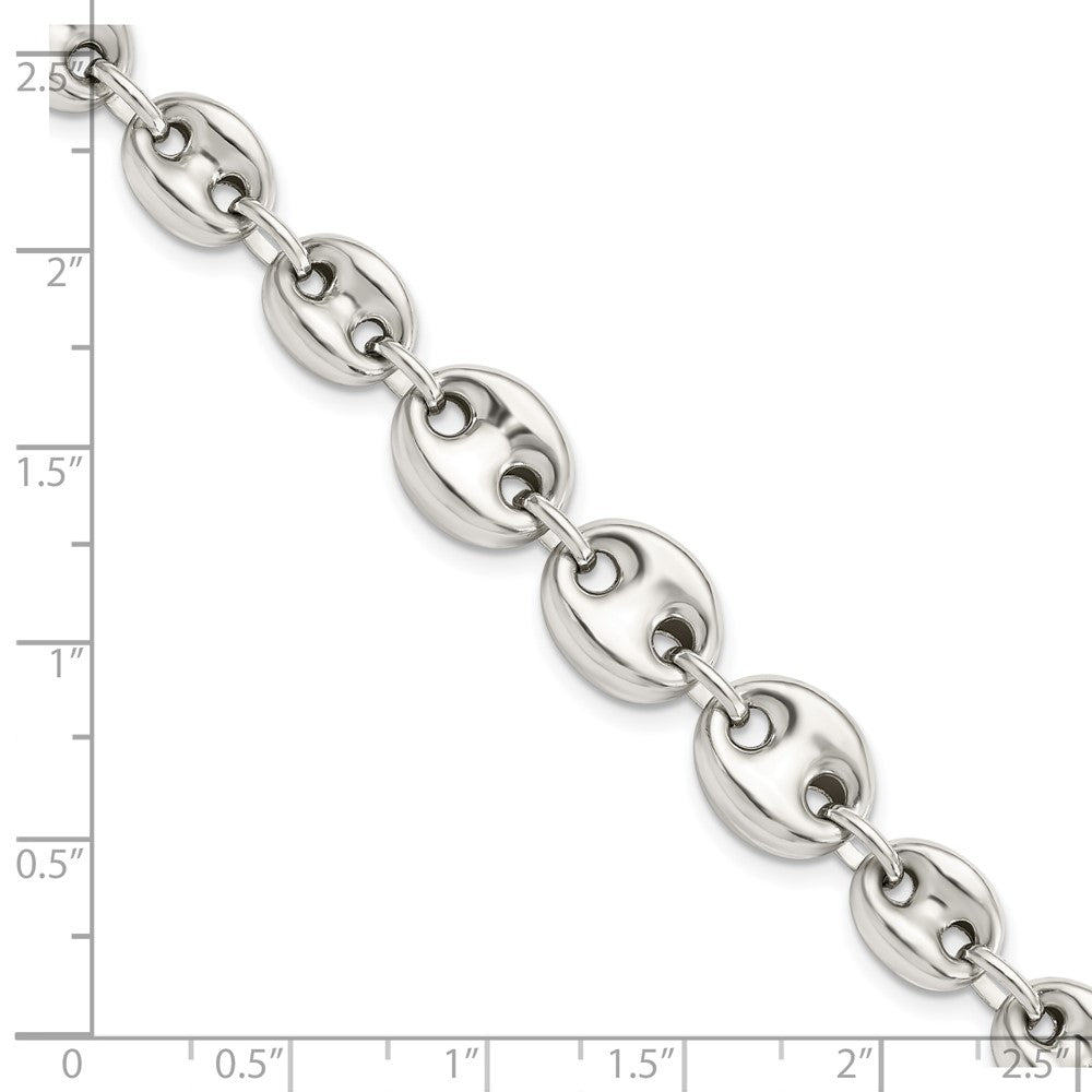 FJC Finejewelers 925 Sterling Silver Polished Fancy Link 7.5in Bracelet 7.5 Inches x 10.14 mm
