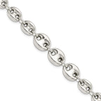 FJC Finejewelers 925 Sterling Silver Polished Fancy Link 7.5in Bracelet 7.5 Inches x 10.14 mm