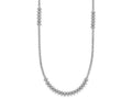 FJC Finejewelers 925 Sterling Silver  Polished Beaded with 2in ext. Necklace 18 Inches x 4 mm