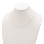 FJC Finejewelers 925 Sterling Silver Bright Cut Fancy Open Link with 1.5 in ext. Necklace 18 Inches x 3 mm