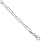 FJC Finejewelers 925 Sterling Silver  Bright Cut Fancy Link with .75 in Ext Bracelet 7.25 Inches x 3.33 mm