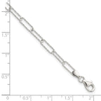 FJC Finejewelers 925 Sterling Silver  Bright Cut Fancy Link with .75 in Ext Bracelet 7.25 Inches x 3.33 mm