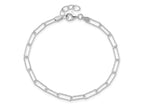 FJC Finejewelers 925 Sterling Silver  Bright Cut Fancy Link with .75 in Ext Bracelet 7.25 Inches x 3.33 mm