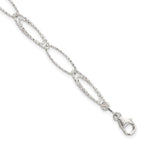 FJC Finejewelers 925 Sterling Silver  Polished Bright Cut Fancy Link Bracelet 7.5 Inches x 5.99 mm