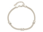 FJC Finejewelers 925 Sterling Silver Fancy  Polished CZ XS with 1 in ext Bracelet 7.25 Inches x 5.34 mm