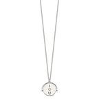 FJC Finejewelers 925 Sterling Silver Cable I Love You Forever Necklace 16 Inches x 21 mm