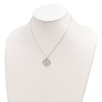 FJC Finejewelers 925 Sterling Silver Cable I Love You Forever Necklace 16 Inches x 21 mm