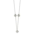 FJC Finejewelers 925 Sterling Silver Fancy Love Knot Necklace 16 Inches x 10 mm