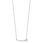 FJC Finejewelers 925 Sterling Silver CZ Dragonfly Bar Necklace 16 Inches x 36 mm
