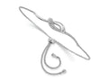 FJC Finejewelers 925 Sterling Silver Adjustable and Stretch and Wrap  CZ Fancy Bar Adjustable Bracelet 43.35 mm