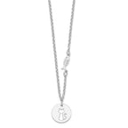 FJC Finejewelers 925 Sterling Silver  Kitty and Fish with 1 in Ext Necklace 17 Inches x 12 mm
