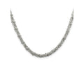 FJC Finejewelers 925 Sterling Silver Hand Made Fancy Byzantine Chain 20 Inches x 4 mm