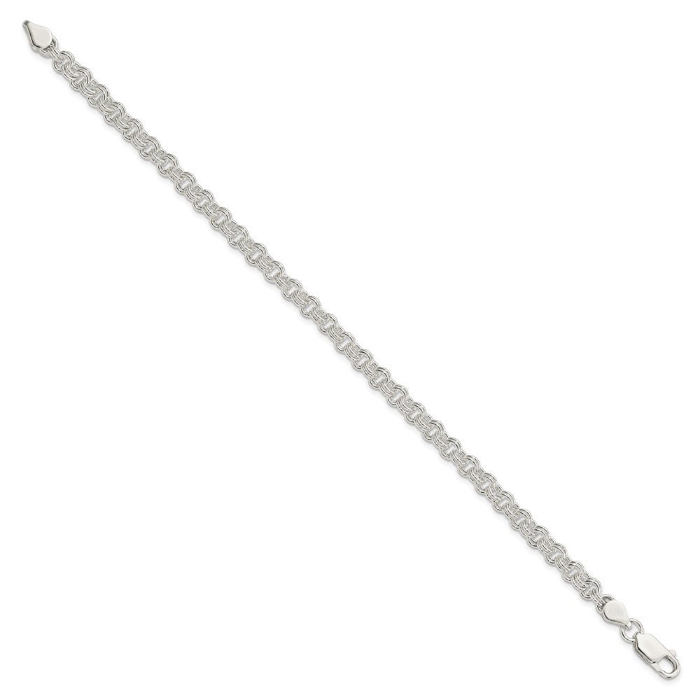 FJC Finejewelers 925 Sterling Silver Hand Made 4.8mm Fancy Link Bracelet 8.5 Inches x 4.9 mm