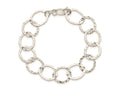 FJC Finejewelers 925 Sterling Silver Fancy Hammered Bracelet 7.5 Inches