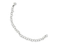 FJC Finejewelers 925 Sterling Silver 8inch Polished Fancy Heart Link Bracelet 8 Inches x 6 mm