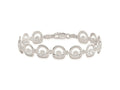 FJC Finejewelers 925 Sterling Silver Bracelets with Station  Claddagh Circle Bracelet 7.25 Inches