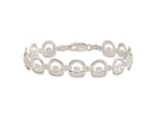 FJC Finejewelers 925 Sterling Silver Bracelets with Station  Claddagh Circle Bracelet 7.25 Inches