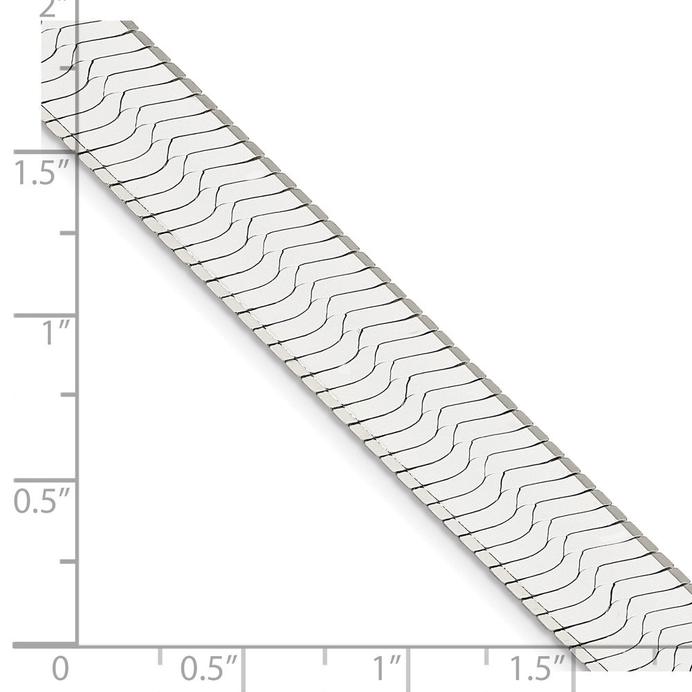 FJC Finejewelers 925 Sterling Silver Magic Herringbone Chain 24 Inches x 10.5 mm
