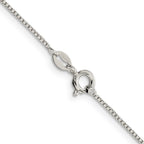 FJC Finejewelers 925 Sterling Silver Round Box Chain 18 Inches x 1 mm