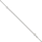 FJC Finejewelers 925 Sterling Silver Round Box Chain with 4in ext. 22 Inches x 1 mm
