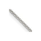 FJC Finejewelers 925 Sterling Silver Round Box Chain 24 Inches x 1.25 mm
