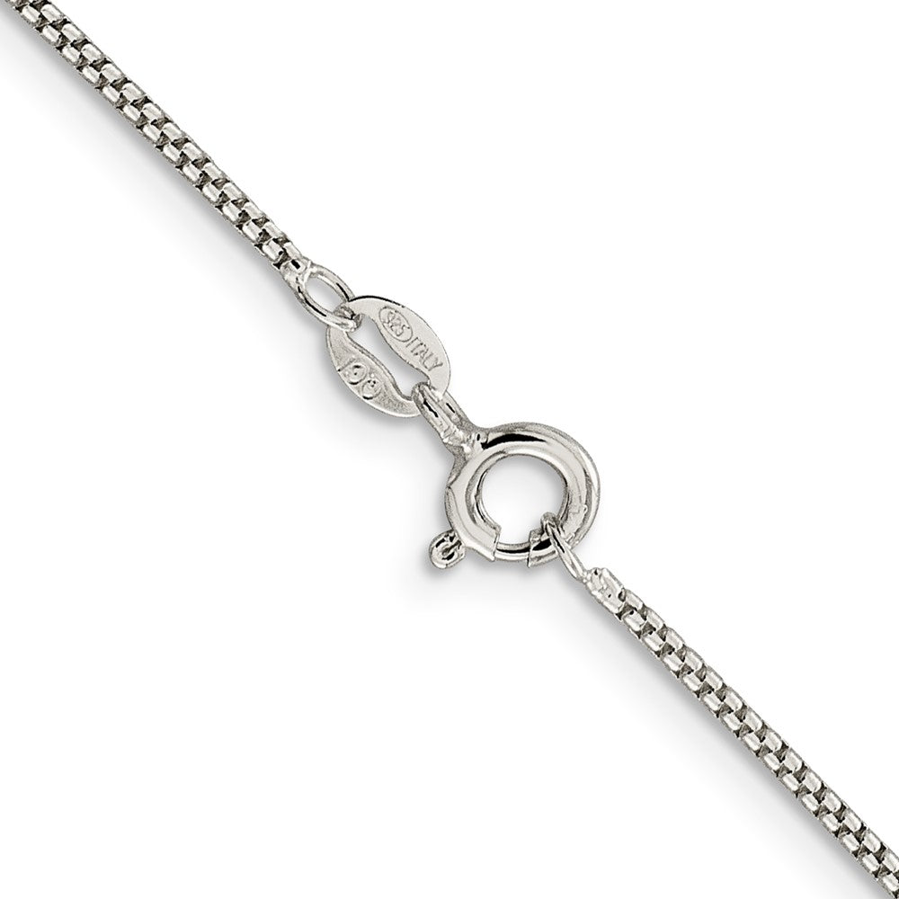 FJC Finejewelers 925 Sterling Silver Round Box Chain 24 Inches x 1.25 mm