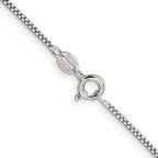 FJC Finejewelers 925 Sterling Silver Round Box Chain 24 Inches x 1.25 mm