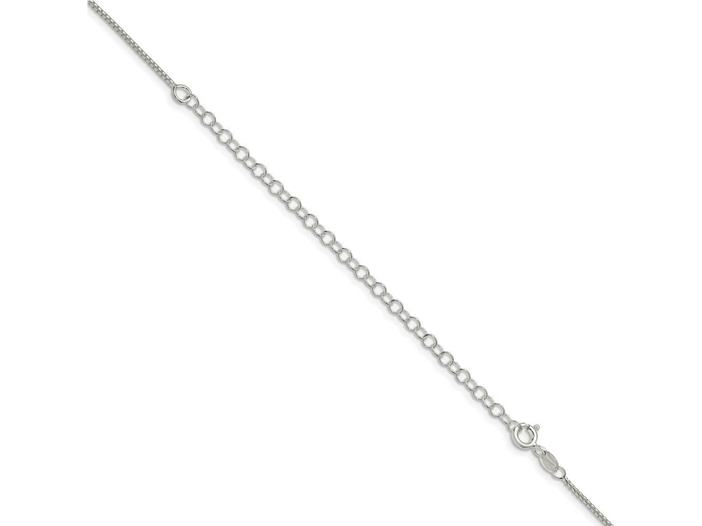 FJC Finejewelers 925 Sterling Silver Round Box Chain with 4in ext. 22 Inches x 1.25 mm