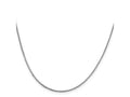FJC Finejewelers 925 Sterling Silver Rhodium Plated Round Box Chain 20 Inches x 1.25 mm