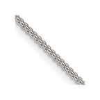 FJC Finejewelers 925 Sterling Silver Round Box Chain 36 Inches x 1.5 mm