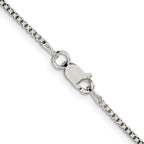 FJC Finejewelers 925 Sterling Silver Round Box Chain 36 Inches x 1.5 mm