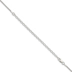 FJC Finejewelers 925 Sterling Silver Round Box Chain with 4in ext. 22 Inches x 1.5 mm