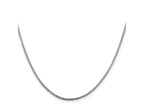 FJC Finejewelers 925 Sterling Silver Rhodium Plated Round Box Chain 24 Inches x 1.5 mm