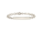 FJC Finejewelers 925 Sterling Silver Small Oval Rolo Link ID Bracelet 7.5 Inches x 4 mm