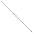 FJC Finejewelers 925 Sterling Silver Polished Infinity ID 7in Bracelet 7 Inches x 5.5 mm