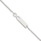 FJC Finejewelers 925 Sterling Silver Polished Infinity ID 7in Bracelet 7 Inches x 5.5 mm
