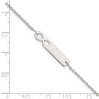 FJC Finejewelers 925 Sterling Silver Polished Infinity ID 7in Bracelet 7 Inches x 5.5 mm