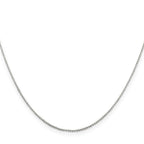 FJC Finejewelers 925 Sterling Silver Ball Beaded Chain 18 Inches x 1 mm