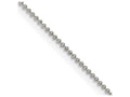 FJC Finejewelers 925 Sterling Silver Ball Beaded Chain 18 Inches x 1 mm