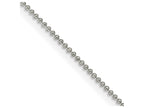 FJC Finejewelers 925 Sterling Silver Ball Beaded Chain 18 Inches x 1 mm
