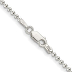 FJC Finejewelers 925 Sterling Silver Ball Beaded Chain 30 Inches x 2 mm