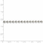 FJC Finejewelers 925 Sterling Silver Ball Beaded Chain 22 Inches x 4 mm