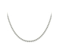 FJC Finejewelers 925 Sterling Silver Ball Beaded Chain 24 Inches x 4 mm