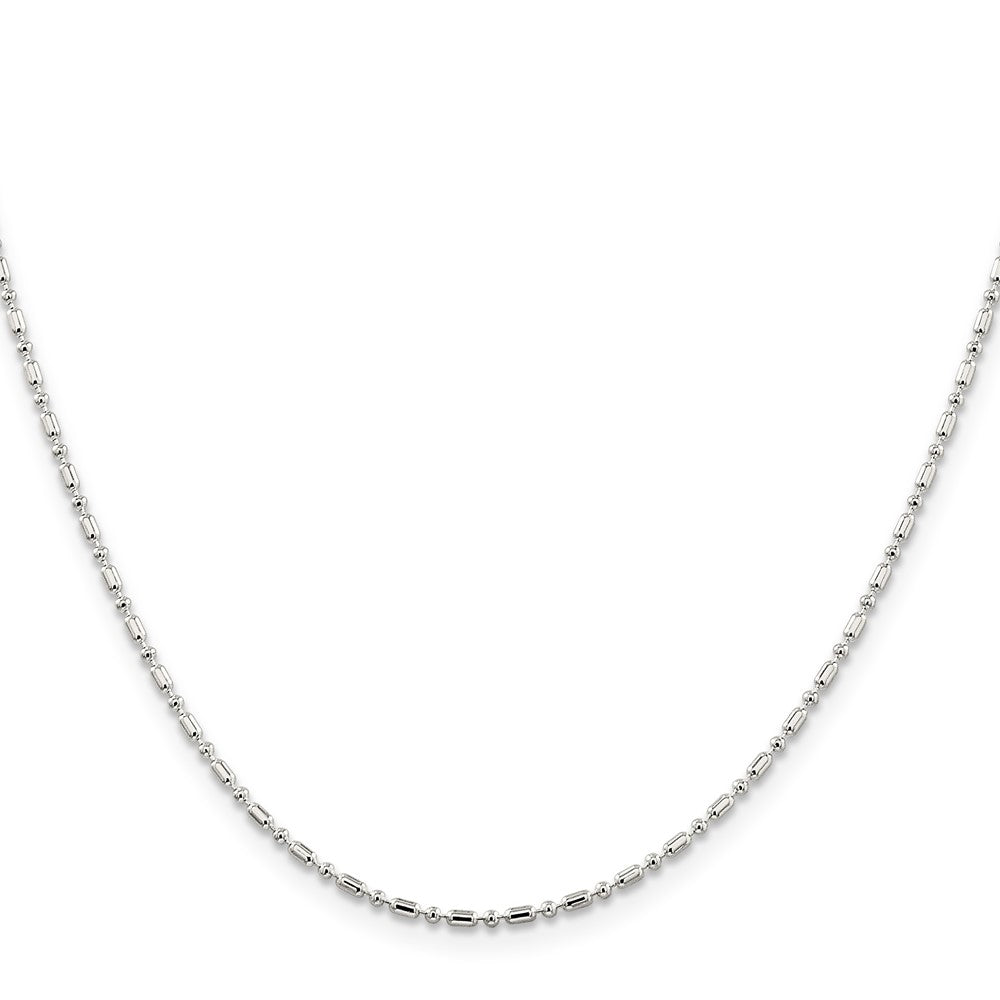 FJC Finejewelers 925 Sterling Silver Ball 1.5mm Fancy Beaded Chain Anklet 10 Inches x 1 mm